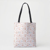 Kawaii Bunny Café Pasen Cute Chibi Konijnen Tote Bag (Voorkant)