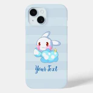 Kawaii Bunny, Cloud & Star Custom iPhone 15 Case