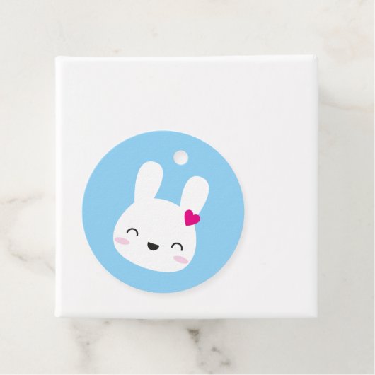 Kawaii Bunny Emoties Bedankjes Labels (In situ)