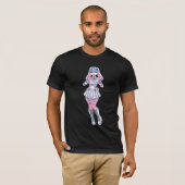 Kawaii Bunny Girl Pastel Furry T-shirt (Voorkant volledig)