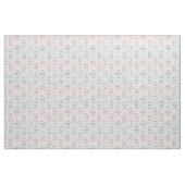 Kawaii Bunny Happy Rabbit Stof (Fat Quarter)