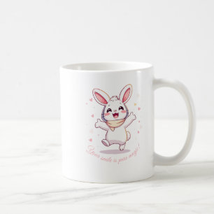 Kawaii Bunny Mok – Schattigee Pastel Konijn Koffie