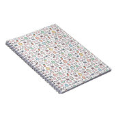 Kawaii Bunny Pasen Hart Notebook Notitieboek (Rechterzijde)