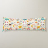 Kawaii Bunny Pastel Speelse Babykamer Kussen Licha (Voorkant)