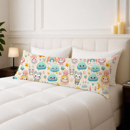 Kawaii Bunny Pastel Speelse Babykamer Kussen Licha