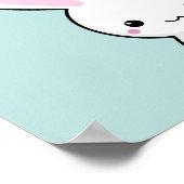 Kawaii bunny poster (Hoek)