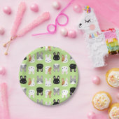 Kawaii Bunny Rabbits Papieren Bordje (Feest)