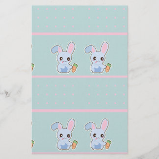 Kawaii Bunny roze accessoires gepersonaliseerd
