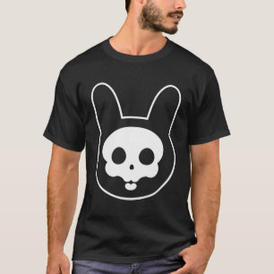 Kawaii Bunny Skull X-Ray Pastel Gothic Leuke Spook T-shirt