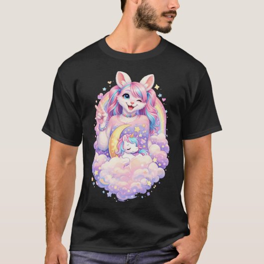 Kawaii Bunny T-shirt (Voorkant)