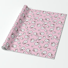 Kawaii Bunny Wrapping Paper Cadeaupapier