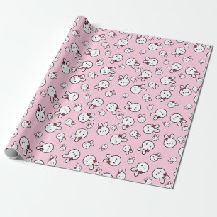 Kawaii Bunny Wrapping Paper Cadeaupapier