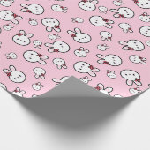 Kawaii Bunny Wrapping Paper Cadeaupapier (Hoek)