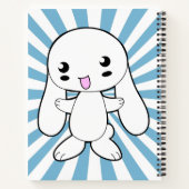 Kawaii Bunny's Hug Custom Notitieboek (Achterkant)