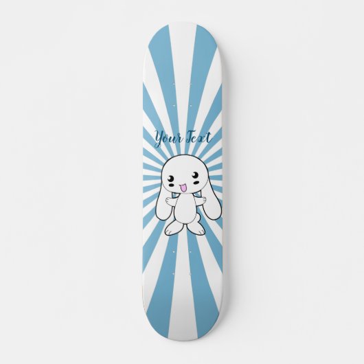 Kawaii Bunny's Hug Custom Persoonlijk Skateboard (Voorkant)