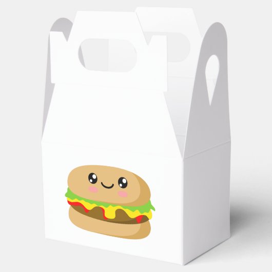 Kawaii Burger Bedankdoosjes (Geopend)
