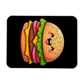 Kawaii Burger Delight Magneet (Horizontaal)