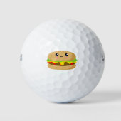 Kawaii Burger Golfballen (Voorkant)