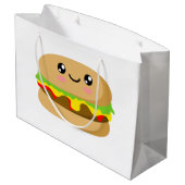 Kawaii Burger Groot Cadeauzakje (Achterkant Gekanteld)