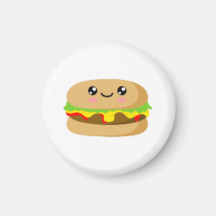 Kawaii Burger Magneet