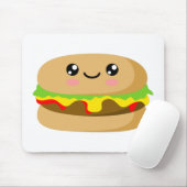 Kawaii Burger Muismat (Met muis)