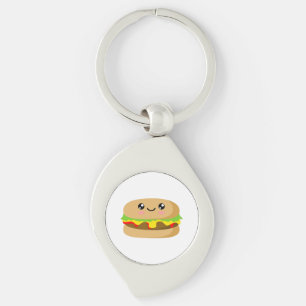 Kawaii Burger Sleutelhanger