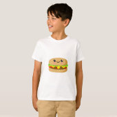 Kawaii Burger T-shirt (Voorkant volledig)