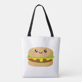 Kawaii Burger Tote Bag (Achterkant)