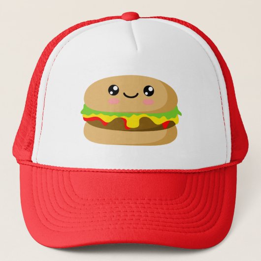 Kawaii Burger Trucker Pet (Voorkant)