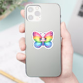 Kawaii Butterfly Sticker (Telefoon)