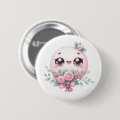 Kawaii Button Badge: Schattigee en stijlvolle Acce (Voorkant /achterkant)
