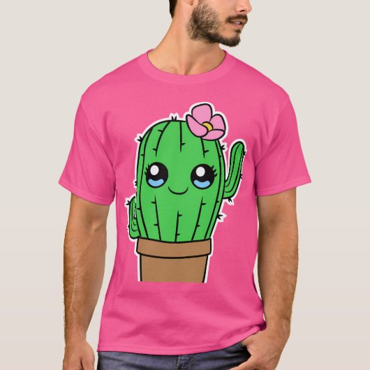 Kawaii Cacti T-shirt (Voorkant)