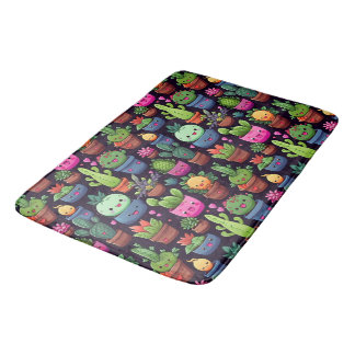 Kawaii Cactus Badmat