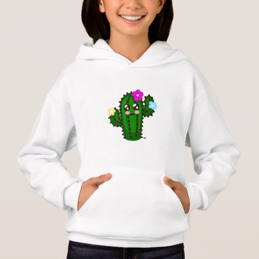 Kawaii Cactus Hoodie (Voorkant)