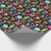 Kawaii Cactus Inpakpapier (Hoek)