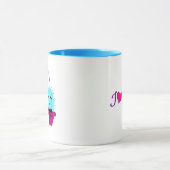 kawaii - cactus liefde mok (Midden)