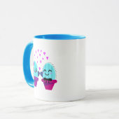 kawaii - cactus liefde mok (Voorkant links)