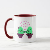 kawaii - cactus liefde mok (Links)