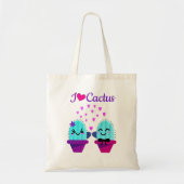 kawaii - cactus liefde tote bag (Voorkant)