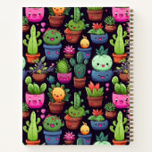 Kawaii Cactus Notitieboek (Achterkant)