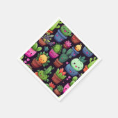 Kawaii Cactus Papieren Servetten (Hoek)