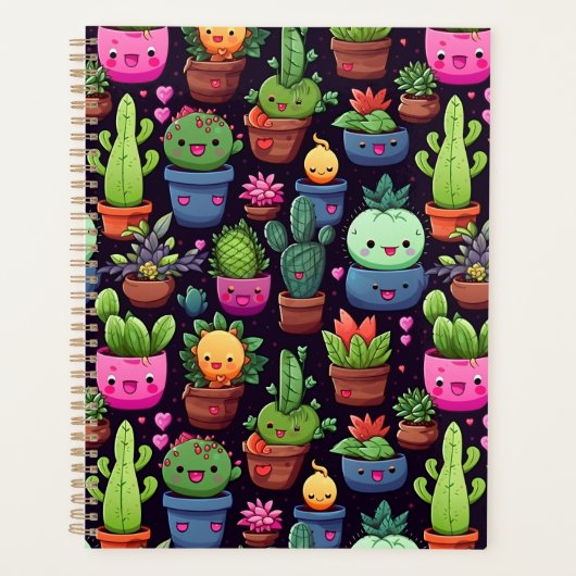Kawaii Cactus Planner (Voorkant)