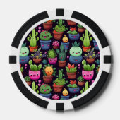 Kawaii Cactus Poker Chips (Voorkant)