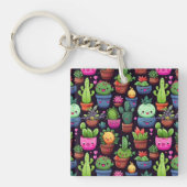 Kawaii Cactus Sleutelhanger (Voorkant)