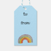 Kawaii-cadeaubijsluiters met regenboog cadeaulabel (Voorkant)