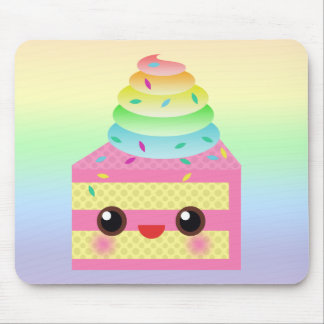Kawaii Cake Roze Regenboog Strooisel Leuke Taart Muismat