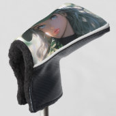 Kawaii camouflage militaire jager boor anime meisj golfheadcover (3/4 voorkant)