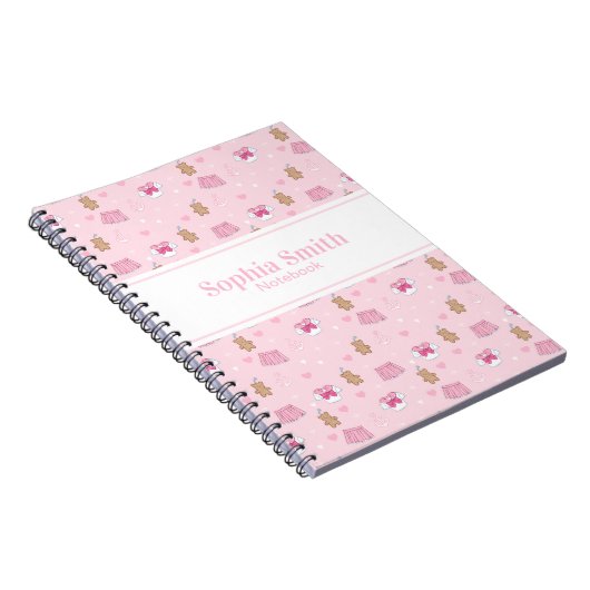 "Kawaii Campus" Preppy Classic Spiral Notebook Notitieboek (Rechterzijde)