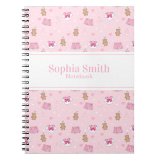 "Kawaii Campus" Preppy Classic Spiral Notebook Notitieboek