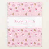 "Kawaii Campus" Preppy Personalized Planner (Voorkant)